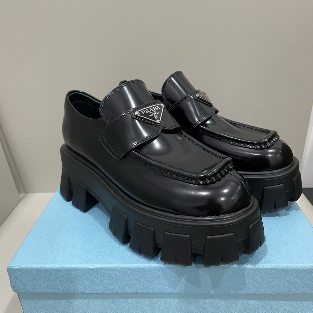 Prada Women's Black Loafers